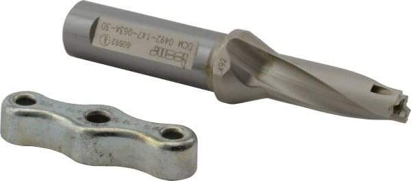Iscar - 0.492 to 0.508" Diam, 3xD, 1.47" Max Depth, 5/8" Shank Diam, Replaceable Tip Drill - 12 Seat Size, DCM Toolholder, Series ChamDrill - Exact Tool & Supply