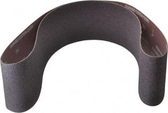 Norton - 4" Wide x 54" OAL, 36 Grit, Aluminum Oxide Abrasive Belt - Aluminum Oxide, Very Coarse, Coated, X Weighted Cloth Backing, Series R228 - Exact Tool & Supply