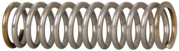 Value Collection - 0.42" OD, 1-1/2" Free Length, Compression Spring - 19.27 Lb Spring Rating - Exact Tool & Supply