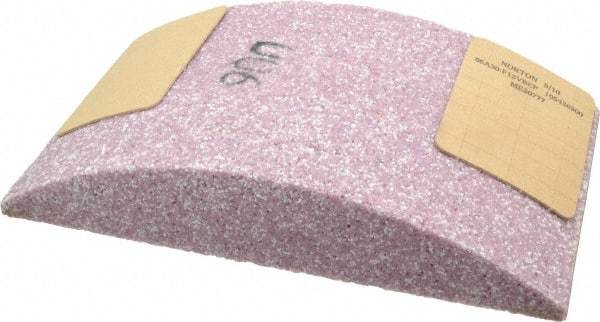 Norton - 11-1/4" Wide x 6" High x 2-1/4" Thick Grinding Segment - Aluminum Oxide, 30 Grit, Hardness F, Blue Print No. ME30777 - Exact Tool & Supply
