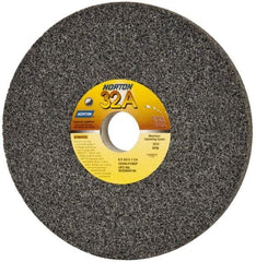 Norton - 8" Diam x 1-1/4" Hole x 3/4" Thick, H Hardness, 46 Grit Surface Grinding Wheel - Aluminum Oxide, Type 1, Coarse Grade, 3,600 Max RPM, Vitrified Bond, No Recess - Exact Tool & Supply