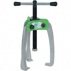 KUKKO - 3 Jaw, 1/4" to 2-3/4" Spread, 1-1/2 Ton Capacity, Jaw Puller - 2-3/4" Reach, For Bearings, Gears, Discs - Exact Tool & Supply