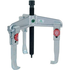 KUKKO - 3 Jaw, 1-1/2" to 7-7/8" Spread, 7-1/2 Ton Capacity, Reversible Puller - 5-7/8" Reach, For Bearings, Gears, Discs, Bushings, Seals - Exact Tool & Supply
