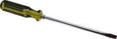 Stanley - Standard Slotted Screwdriver - Round Shank, Acetate Handle - Exact Tool & Supply