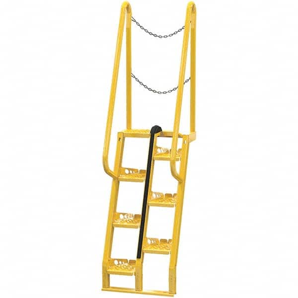 Vestil - 90" High 350 Lb Capacity 7 Step Alternating Tread Stair - Exact Tool & Supply