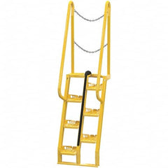 Vestil - 90" High 350 Lb Capacity 7 Step Alternating Tread Stair - Exact Tool & Supply