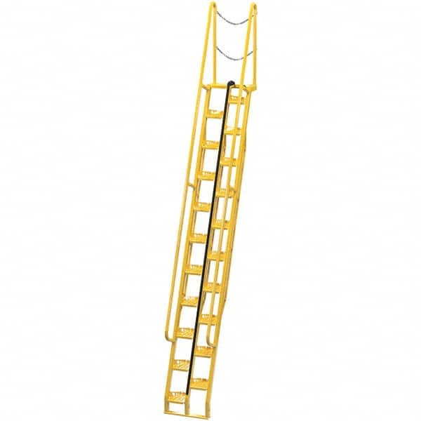 Vestil - 198" High 350 Lb Capacity 21 Step Alternating Tread Stair - Exact Tool & Supply