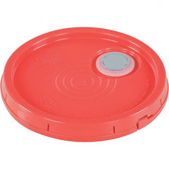 Vestil - Tote & Storage Container Lids For Use With: 3-1/2, 5 & 6 Gallon Pails Width (Decimal Inch): 12.500 - Exact Tool & Supply