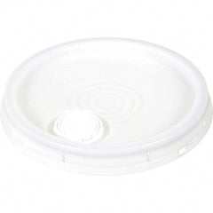 Vestil - Tote & Storage Container Lids For Use With: 3-1/2, 5 & 6 Gallon Pails Width (Decimal Inch): 12.500 - Exact Tool & Supply