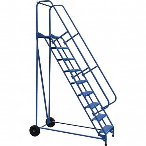 Vestil - 120" High 350 Lb Capacity 9 Step Ladder - Exact Tool & Supply
