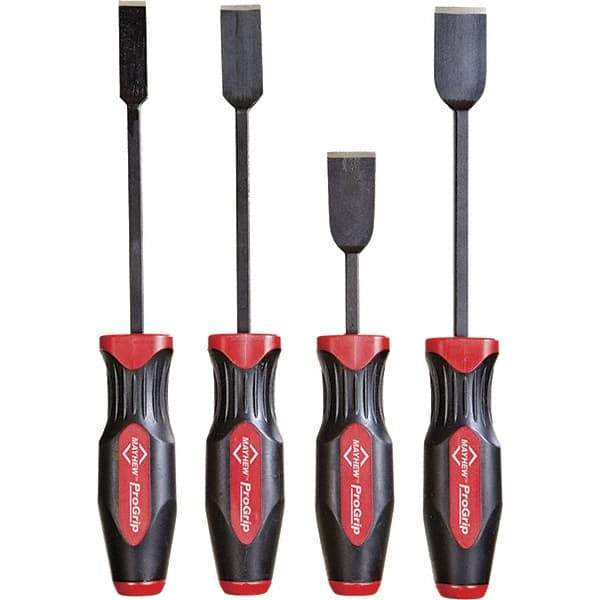 Mayhew - Scrapers & Scraper Sets Blade Style: Straight Flexibility: Stiff - Exact Tool & Supply