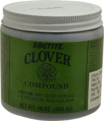 Loctite - 1 Lb Water Soluble Compound - Compound Grade Super Fine, 800 Grit, Black & Gray, Use on General Purpose - Exact Tool & Supply