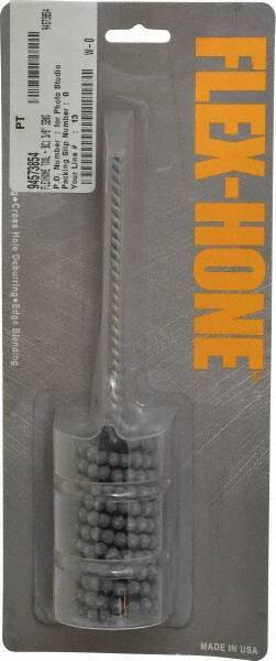Brush Research Mfg. - 1-3/8" Bore Diam, 320 Grit, Silicon Carbide Flexible Hone - Extra Fine, 8" OAL - Exact Tool & Supply