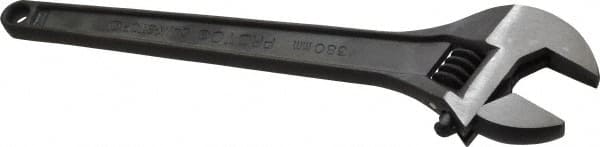 Proto - Adjustable Wrenches; Wrench Type: Adjustable ; Wrench Size (Inch): 15 ; Jaw Capacity (Inch): 1-11/16 ; Material: Steel ; Finish/Coating: Black ; ANSI Spec: B107.8m - Exact Tool & Supply