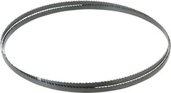 Starrett - 6 TPI, 7' 9-1/2" Long x 3/8" Wide x 0.025" Thick, Welded Band Saw Blade - Carbon Steel, Toothed Edge, Raker Tooth Set, Flexible Back, Contour Cutting - Exact Tool & Supply