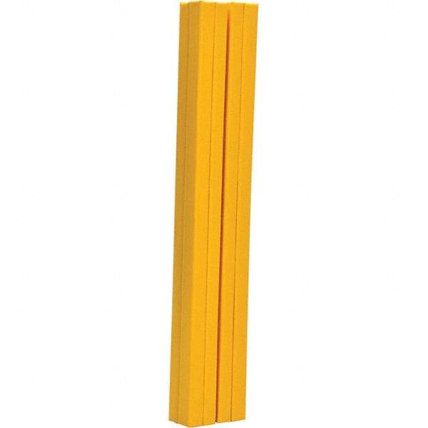 Vestil - 6" High, Column Protector - Fits 12" Columns, Yellow - Exact Tool & Supply