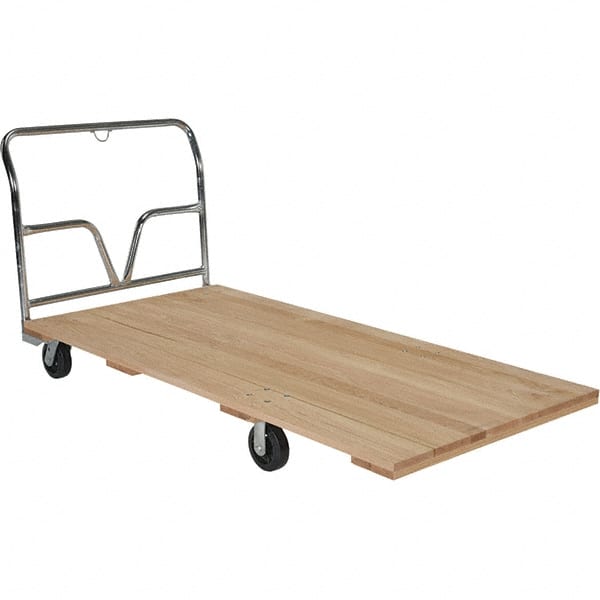 Vestil - 1,100 Lb Capacity Hardwood Platform Truck - Exact Tool & Supply