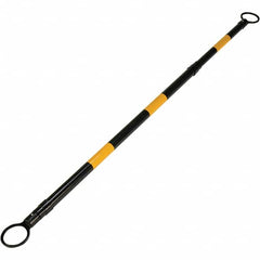 Vestil - Traffic Cones Type: Barrier Bar Color: Black; Yellow - Exact Tool & Supply