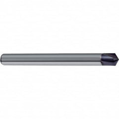 Guhring - 10mm Diam 4 Flute Single End Solid Carbide Chamfer Mill - Exact Tool & Supply