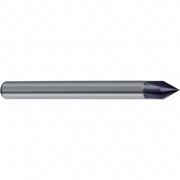 Guhring - 10mm Diam 4 Flute Single End Solid Carbide Chamfer Mill - Exact Tool & Supply