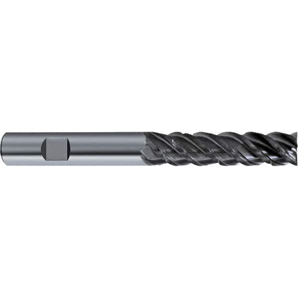 Guhring - 20mm, 4 Flute, Single End, Solid Carbide, Corner Chamfer End Mill - 126mm OAL, 48° Helix, Right Hand Flute, 65mm LOC, Right Hand Cut - Exact Tool & Supply