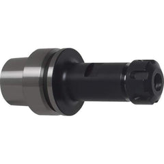 Guhring - 28mm Metric HSK40E Taper Shank Diam Tapping Chuck/Holder - 1 to 10mm Tap Capacity, 60mm Projection - Exact Tool & Supply