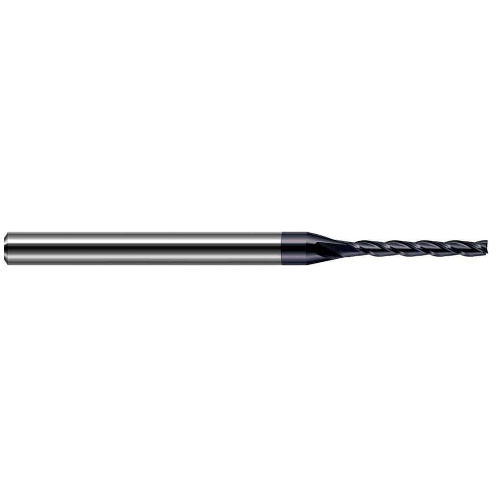 Harvey Tool - Square End Mills; Mill Diameter (mm): 1.50 ; Mill Diameter (Decimal Inch): 0.0590 ; Length of Cut (mm): 12.0000 ; Length of Cut (Decimal Inch): 0.4720 ; Material: Solid Carbide ; Finish/Coating: AlTiN - Exact Tool & Supply