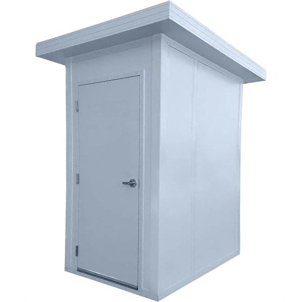 Panel Built - 4' Long x 4' Wide x 8' High, Equipment Booth - Exact Tool & Supply