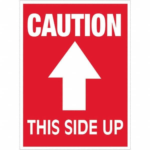 Tape Logic - Shipping Label, Header: CAUTION - Exact Tool & Supply