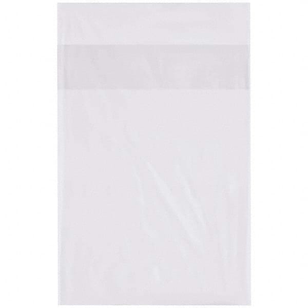 Value Collection - Pack of (1000), 9 x 12" 2 mil Flap Lock Poly Bags - Exact Tool & Supply