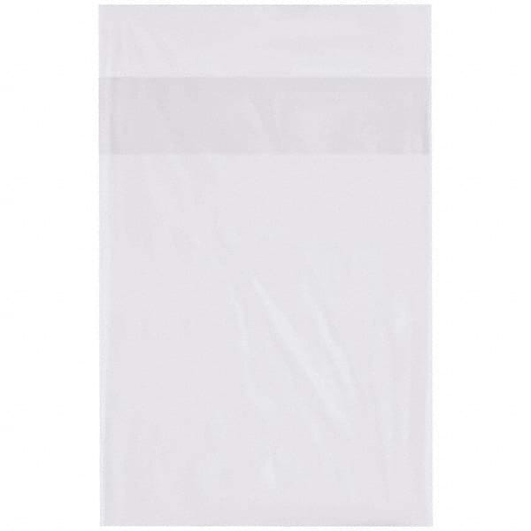 Value Collection - Pack of (1000), 9 x 12" 1 mil Flap Lock Poly Bags - Exact Tool & Supply