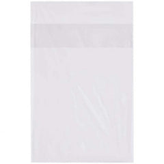 Value Collection - Pack of (1000), 9 x 12" 1 mil Flap Lock Poly Bags - Exact Tool & Supply