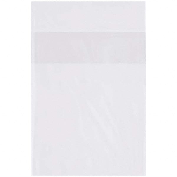 Value Collection - Pack of (2000), 5 x 7" 1 mil Flap Lock Poly Bags - Exact Tool & Supply