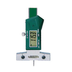 Insize USA LLC - Electronic Depth Gages; Minimum Measurement (mm): 0.00 ; Minimum Measurement (Decimal Inch): 0.0000 ; Maximum Measurement (Decimal Inch): 1.0000 ; Maximum Measurement (mm): 25.00 ; Resolution (mm): 0.01 ; Resolution (Decimal Inch): 0.0005 - Exact Tool & Supply