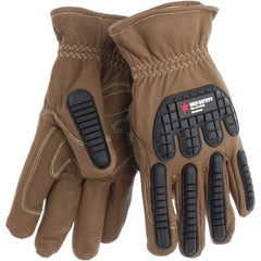 MCR Safety - Arc Flash & Flame Protection Gloves Protection Type: Arc Flash Material Type: Leather or Synthetic Leather - Exact Tool & Supply