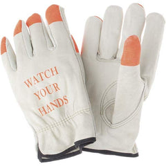 MCR Safety - Size 2XL Leather Abrasion Protection Work Gloves - Exact Tool & Supply