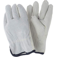 MCR Safety - Size XL Leather Abrasion Protection Work Gloves - Exact Tool & Supply