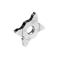 Grooving Insert: MX22CF5 WSM23S, Solid Carbide Al Finish, Neutral, 0.157″ Cutting Width, Series Tiger-tec Silver