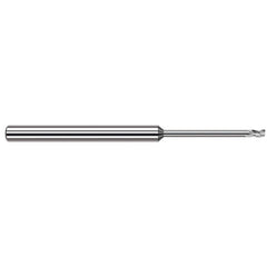 Harvey Tool - Square End Mills; Mill Diameter (Inch): 1/8 ; Mill Diameter (Decimal Inch): 0.1250 ; Length of Cut (Inch): 3/16 ; Length of Cut (Decimal Inch): 0.1870 ; Material: Solid Carbide ; Finish/Coating: Uncoated - Exact Tool & Supply