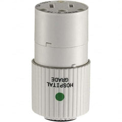 Bryant Electric - Straight Blade Plugs & Connectors Connector Type: Connector Grade: Hospital - Exact Tool & Supply
