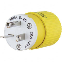 Bryant Electric - Straight Blade Plugs & Connectors Connector Type: Plug Grade: Industrial - Exact Tool & Supply