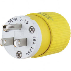 Bryant Electric - Straight Blade Plugs & Connectors Connector Type: Plug Grade: Industrial - Exact Tool & Supply