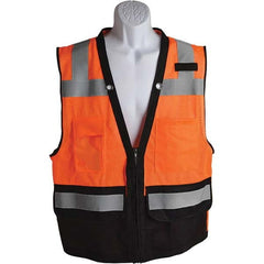 Walkers - High Visibility Vests Vest Style: Surveyor's Vest Type: Hi Visibility - Exact Tool & Supply
