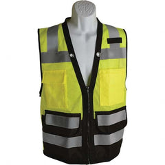 Walkers - High Visibility Vests Vest Style: Surveyor's Vest Type: Hi Visibility - Exact Tool & Supply