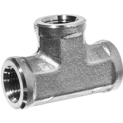 USA Sealing - Stainless Steel Pipe Fittings; Type: Tee ; Fitting Size: 1/4 x 1/4 x 1/4 ; End Connections: FNPT x FNPT x FNPT ; Material Grade: 304 ; Pressure Rating (psi): 6200 - Exact Tool & Supply