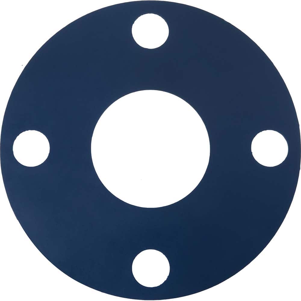 USA Sealing - Flange Gasketing; Nominal Pipe Size: 1-1/2 (Inch); Inside Diameter (Inch): 1-29/32 ; Thickness: 1/16 (Inch); Outside Diameter (Inch): 5 ; Material: Silicone Rubber ; Color: Red - Exact Tool & Supply