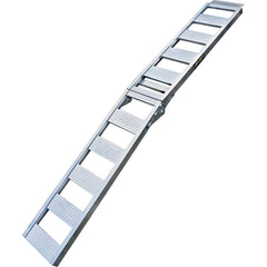 Erickson Manufacturing - Truck Ramps; Type: Foldable Ramp ; For Use With: All Vehicles ; Length (Inch): 85 ; Width (Inch): 12 ; Load Capacity (Lb.): 700.000 (Pounds); Material: Aluminum - Exact Tool & Supply