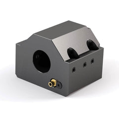 Global CNC Industries - Turret & VDI Tool Holders; Type: Hwacheon ID Block ; Clamping System: 90mm X 50mm ; Tool Axis: ID ; Through Coolant: No ; Additional Information: 4 Mounting Holes - Exact Tool & Supply