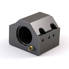 Global CNC Industries - Turret & VDI Tool Holders; Type: Hwacheon ID Block ; Clamping System: 90mm X 50mm ; Tool Axis: ID ; Through Coolant: No ; Additional Information: 4 Mounting Holes - Exact Tool & Supply