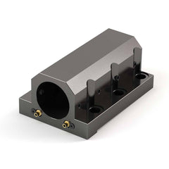 Global CNC Industries - Turret & VDI Tool Holders; Type: Okuma ID Block ; Clamping System: 80mm X 120mm ; Tool Axis: ID ; Through Coolant: No ; Additional Information: 4 Mounting Holes - Exact Tool & Supply